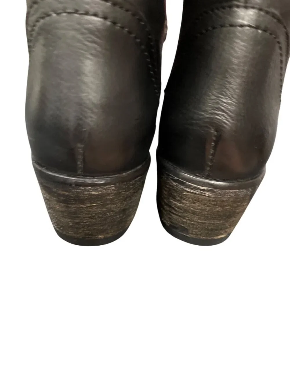 Seychelles wms black leather below knee equestrian riding boots sz 6 SKU 10-676